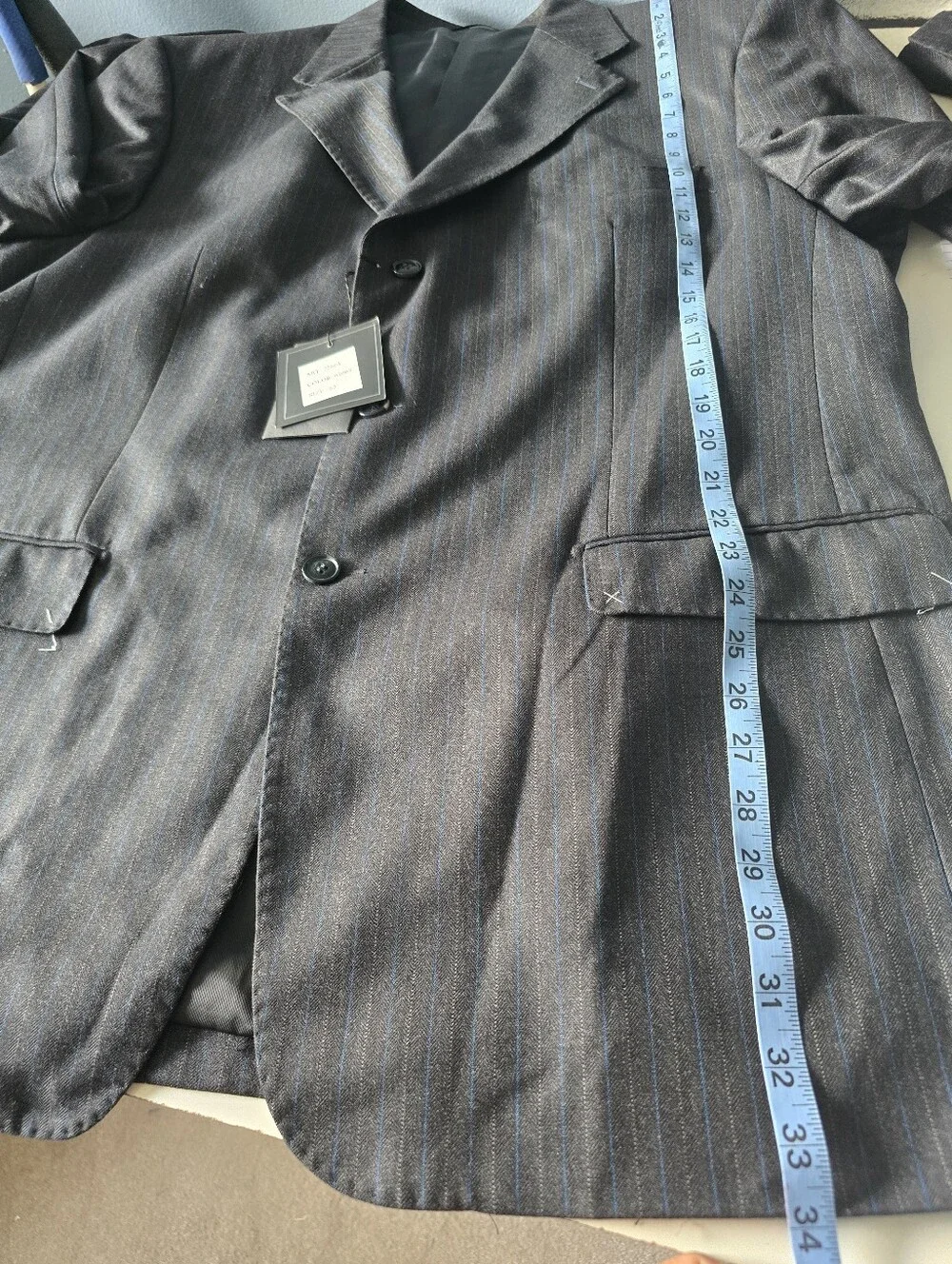 Abito Sartoriale Herringbone Mens Blazer Size 62 NEW